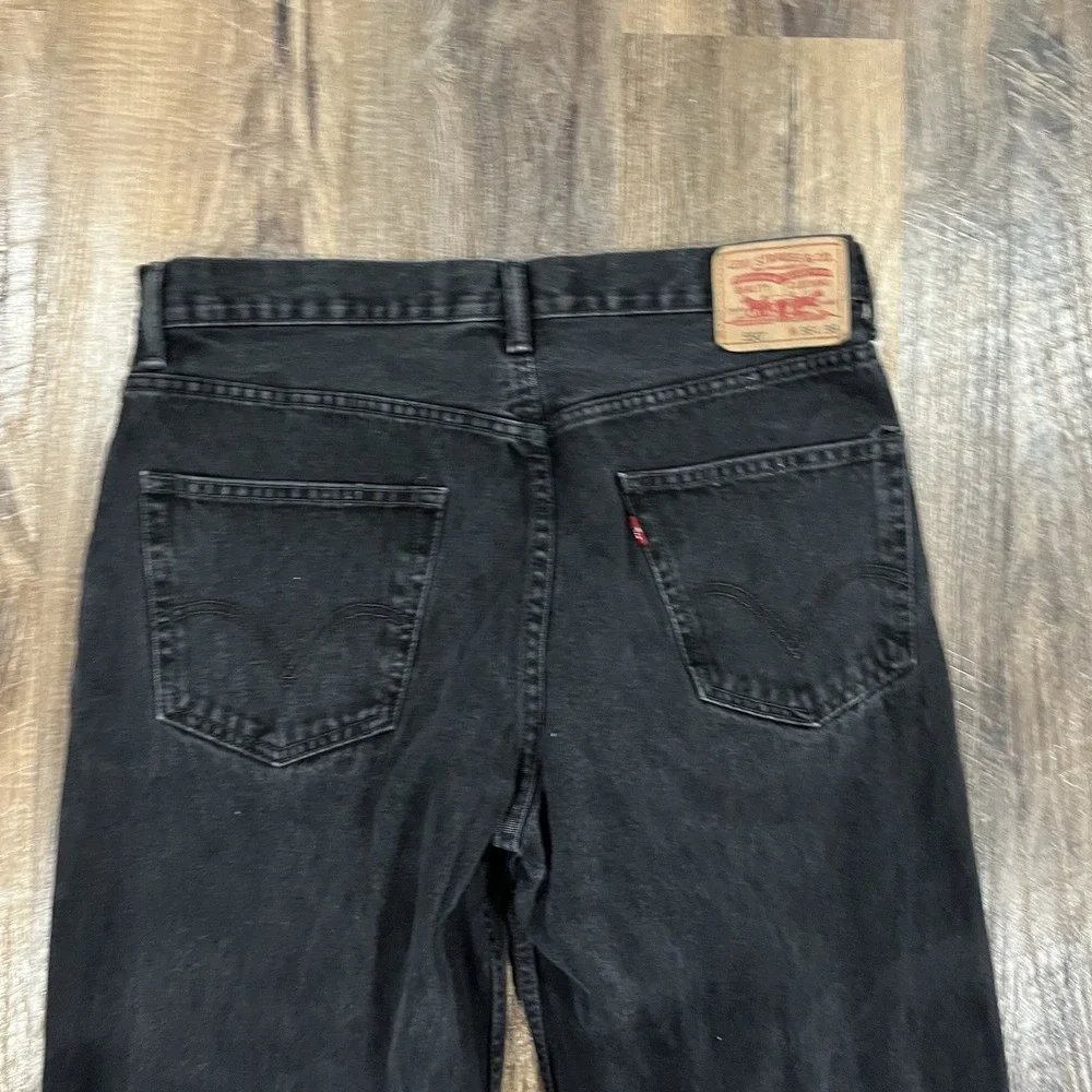 Levis 550 Relaxed Fit Jeans Mens 36x36 Black Denim Tapered Leg Y2K 2000s